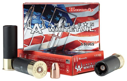 HORNADY WHITETAIL 12GA 2.75" - INTERLOCK SLUG 5RD 20BX/CS