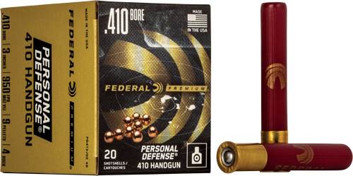 FEDERAL PREMIUM 410 3" #4 BUCK - 9 PELLET 20RD 10BX/CS