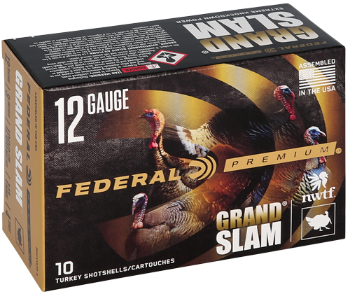 FEDERAL GRAND SLAM 12GA - 3" 1-3/4OZ #4 10RD 5 BX/CS