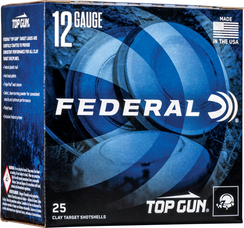 FEDERAL TOP GUN 12GA 1-1/8OZ - #8 1200FPS 250RD CASE LOT