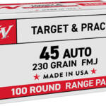 WINCHESTER USA 45 ACP 185GR - FMJ 50RD 10BX/CS