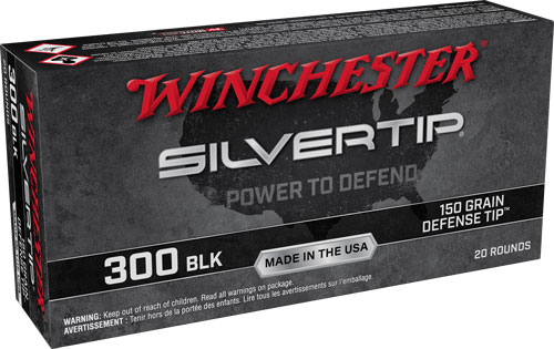 WINCHESTER SILVERTIP 300 AAC - 150GR DEF TIP 20RD 10BX/CS