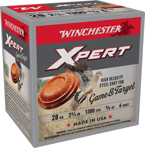 WINCHESTER XPERT STEEL 28GA - 2.75" 5/8OZ #6 25RD 10BX/CS