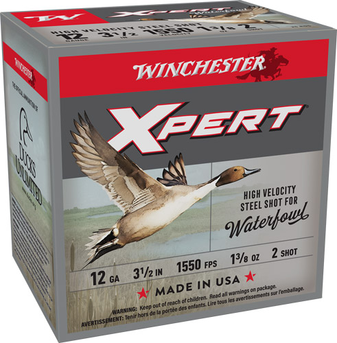 WINCHESTER XPERT STEEL 12GA - 3.5" 1-3/8OZ #2 25RD 10BX/CS