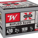WINCHESTER SUPER-X 410 2.5" - 1/5OZ RIFLED SLUG 15RD 10BX/CS