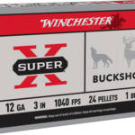 WINCHESTER SUPER-X 12GA 3" - #1 BUCK 24 PELLETS 5RD 50BX/CS