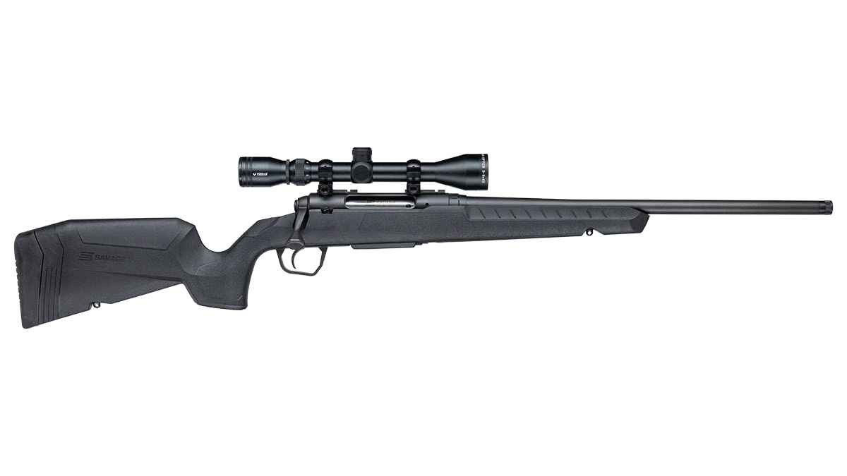 SAVAGE ARMS AXIS 350LEG BL/SYN 18" PKG TB
