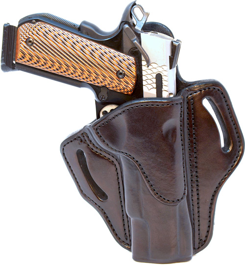 1791 BH1 BELT HOLTR OWB MULTI- - FIT RH 1911 FRM 4-5" SIG BROWN
