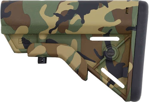B5 SYSTEMS BRAVO STOCK - MIL-SPEC WOODLAND