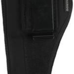 BULLDOG EXTREME SIDE HOLSTER - BLK W/MAG POUCH REV 2-2.5" BBL