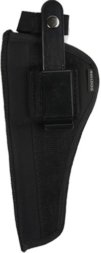 BULLDOG EXTREME SIDE HOLSTER - BLK W/MAG POUCH REV 2-2.5" BBL