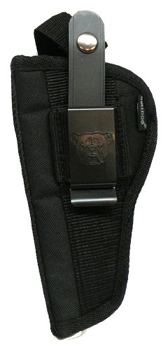 BULLDOG EXTREME SIDE HOLSTER - BLK SMALL FRAME REV 2-2.5" BBL