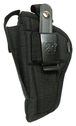 BULLDOG EXTREME SIDE HOLSTER - BLACK LRG FRM AUTO 4-4.5" BBL