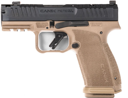 CANIK METE MC9 PRIME 9MM 3.65" - BBL OR NS 2-17RD FDE