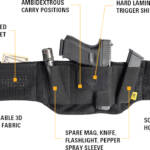 MFT BELLY BAND HOLSTER - FIT 26" TO 52" WAIST SIZE