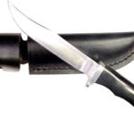 RUKO FIXED BLADE HUNTING KNIFE - 3.78" ABS HANDLE CLAMSHELL