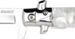 RUKO FOLDER SPRING ASSISTS 4" - WHITE PEARL ACRYLIC HANDLE