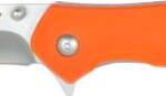 RUKO FOLDER TACTICAL KNIFE - 3.25" ORANGE HANDLE CLAMSHELL