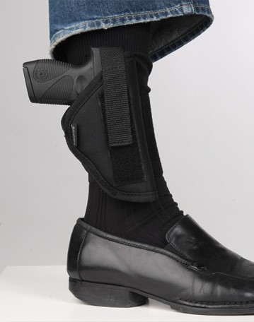BULLDOG ANKLE HOLSTER RH BLACK - SUB COMPACT AUTOS W/2"-3" BBL - Image 2