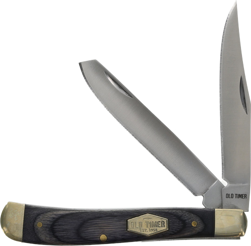 OLD TIMER KNIFE 2 BLADE FOLDER - FLASK COMBO PROMO Q4 26'