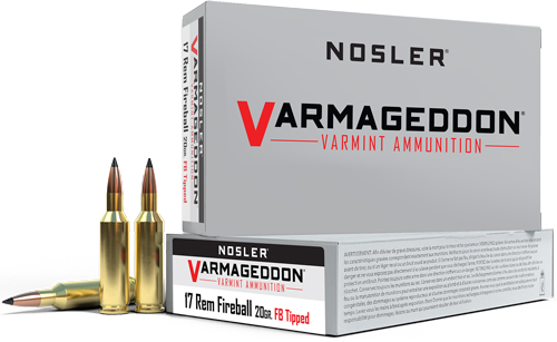 NOSLER VARMAGEDDON 17 REM FB - 20GR FBT 20RD 20BX/CS
