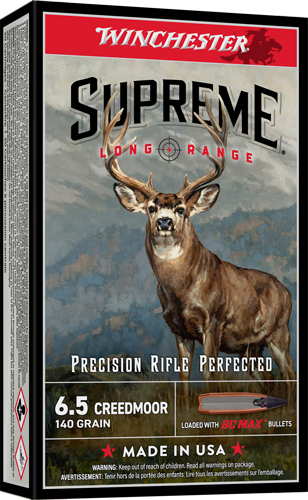 WINCHESTER SUPREME LR 6.5 CM - 140GR BC MAX 20RD 10BX/CS