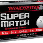 WINCHESTER SUPER MATCH 12GA - 2.75" 1OZ SLUG 10RD 10BX/CS