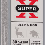 WINCHESTER SUPER-X 30 CARBINE - 110GR HSP 50RD 10BX/CS