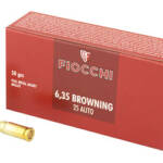 FIOCCHI 25ACP 50GR FMJ 50/1000