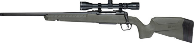 SAVAGE AXIS 2 XP 308 20" LH - THREADED W/3-9X40 BLACK/GREEN