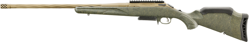 RUGER AMERICAN GENII PREDATOR - 6MM CM 22" BRONZE GREEN SPLAT - Image 2