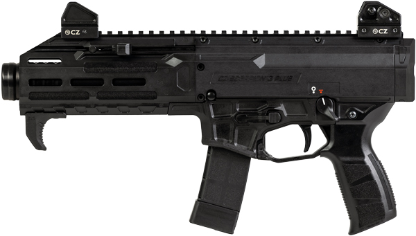 CZ SCORPION 3 PLUS 9MM 7.8"BBL - 5 20RD MAGAZINES BLACK