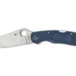 SPYDERCO POLICE 4 LTWT 4.38" BLU/SLV