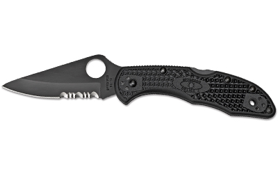 SPYDERCO DELICA4 COMBO BLADE BLK