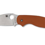 SPYDERCO SAGE 5 BRNT G-10 3" ORG