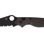 SPYDERCO BUTTONUP CF PS 3.27" BLK