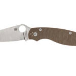 SPYDERCO MILITARY 2 CPM BRN CANVAS